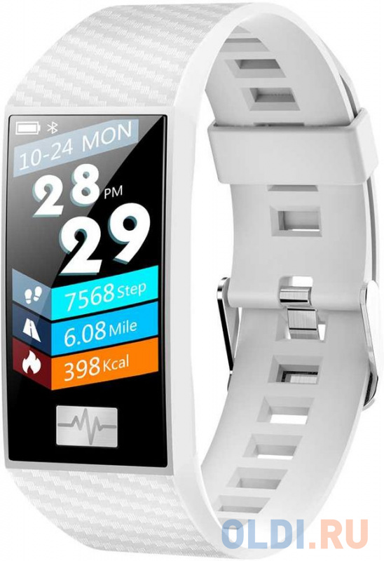 

Смарт-браслет Smarterra Fitmaster Pulsar IPS корп.:белый рем.:белый (FMPWT)