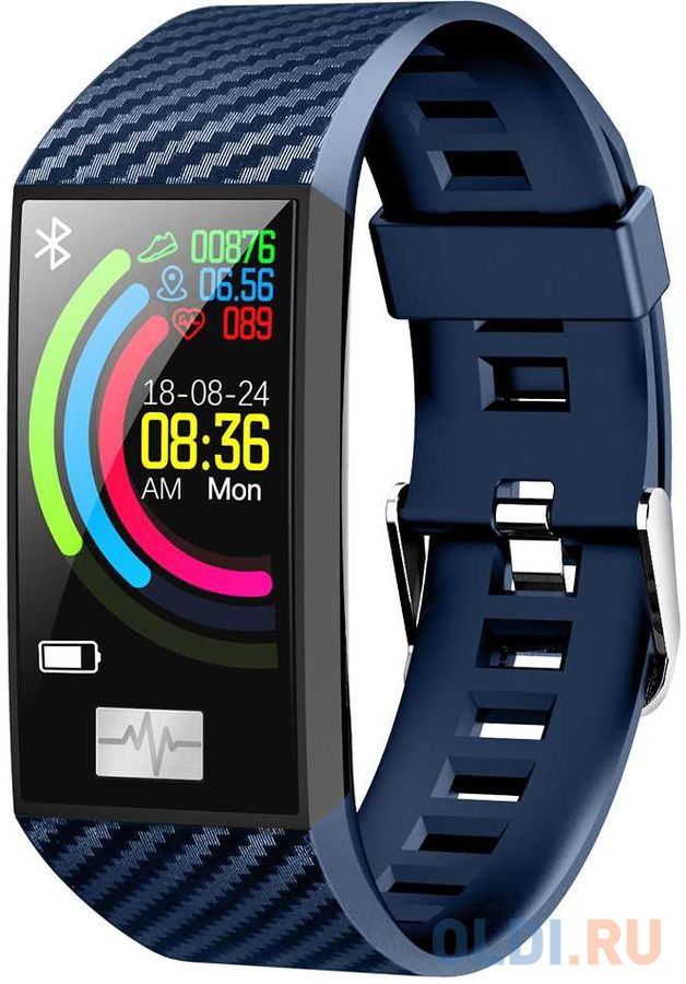 

Смарт-браслет Smarterra Fitmaster Pulsar IPS корп.:синий рем.:синий (FMPBLU)