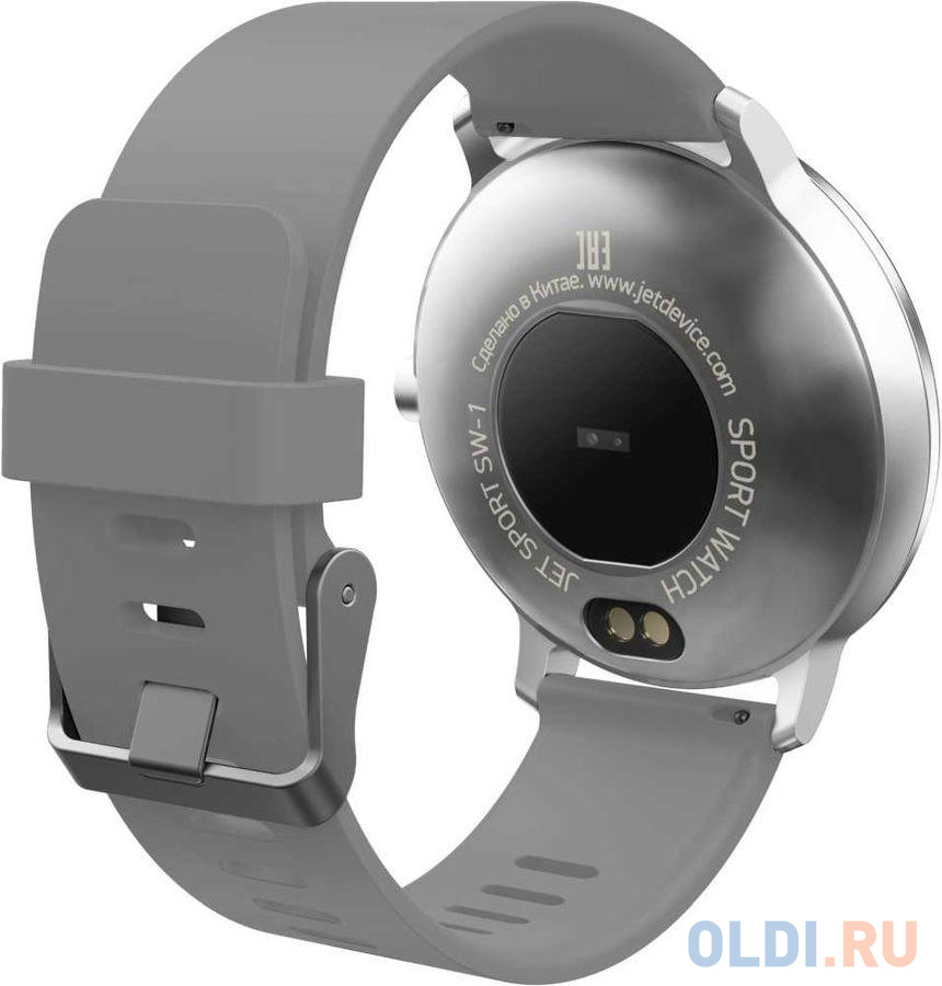 Смарт-часы Jet Sport SW-1 1.33&quot; LCD серебристый (SW-1 GREY) от OLDI