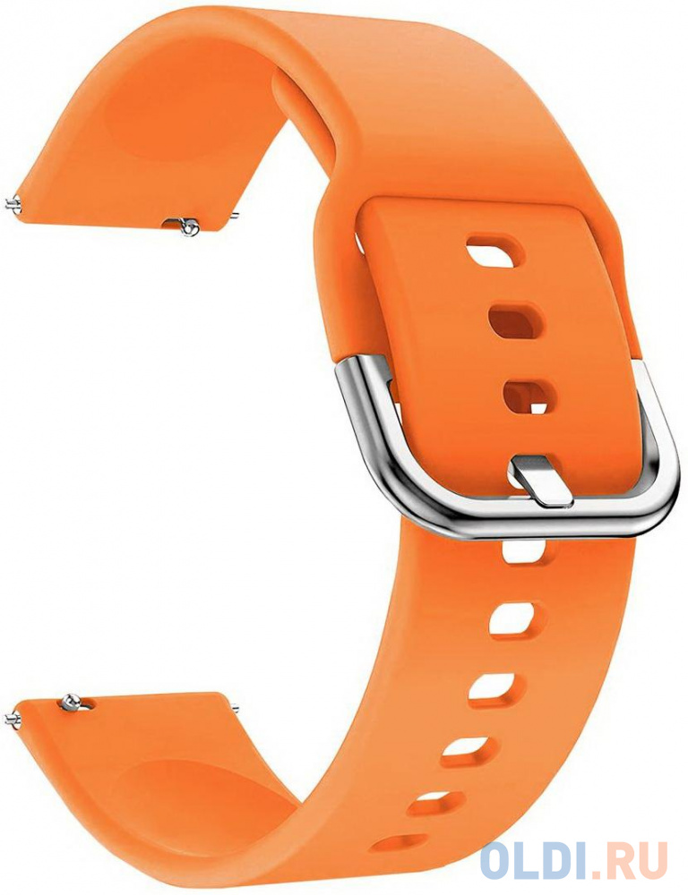 Универсальный силиконовый ремешок для часов 20 mm LYAMBDA AVIOR DSJ-11-03T-20-OR Orange от OLDI