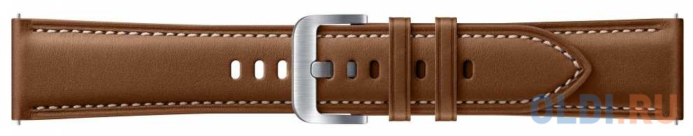 Ремешок Samsung Stitch Leather Band для Galaxy Watch 3 коричневый (ET-SLR84LAEGRU) 45мм - фото 3