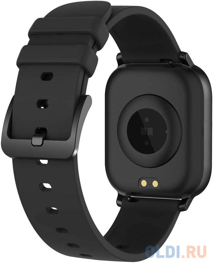 Smart watch, 1.3inches TFT full touch screen, Zinic+plastic body, IP67 waterproof, multi-sport mode, compatibility with iOS and android, black body with black silicon belt, Host: 43*37*9mm, Strap: 230x20mm, 45g от OLDI