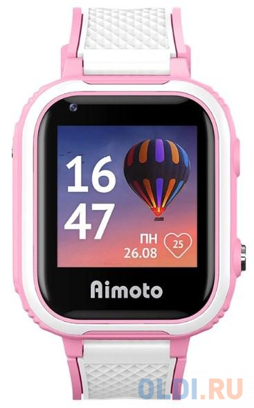 Детские умные часы AIMOTO Pro Indigo 4G розовые от OLDI