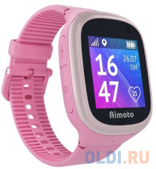 AIMOTO Start 2 Детские умные часы с GPS - розовые от OLDI