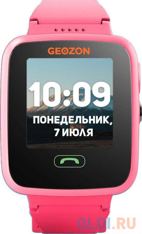 Умное носимое устройство (смарт-часы) GEOZON Aqua (pink) фото
