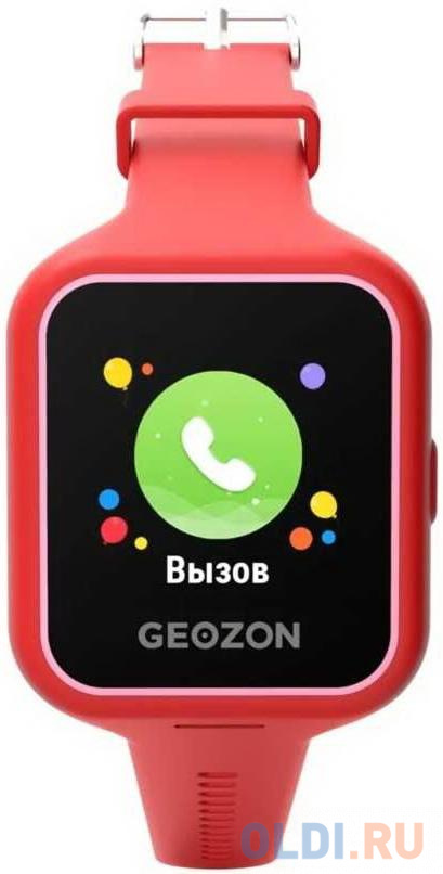 Умное носимое устройство (смарт-часы) GEOZON Life Red