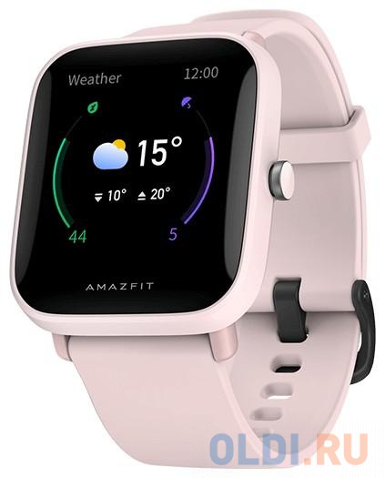 Смарт-часы Amazfit BIP U Pro A2008 1.43&quot; IPS розовый от OLDI