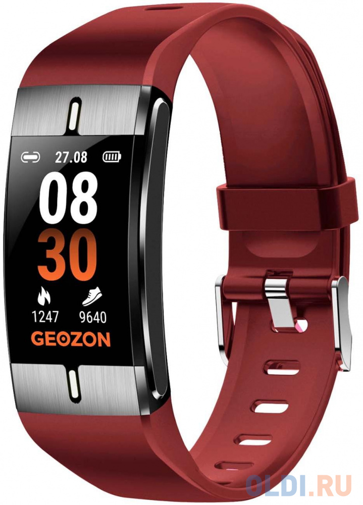 Фитнес-браслет BAND FIT PLUS RED G-SM14RED GEOZON фитнес браслет xiaomi mi smart band 8 active bhr7422gl