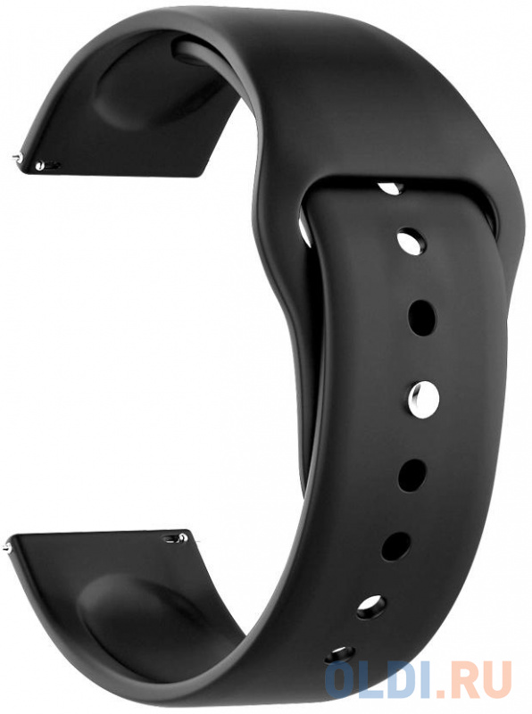 

Deppa Ремешок Band Silicone универсальный, 20 mm, силиконовый, черный.