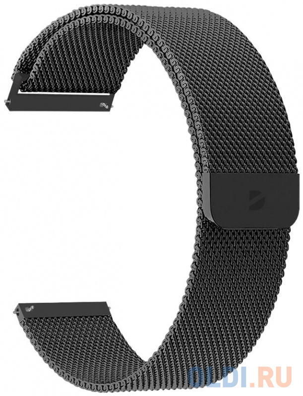 

Deppa Ремешок Band Mesh универсальный, 20 mm, нержавеющая сталь, черный.