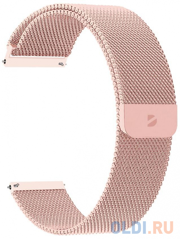 

Deppa Ремешок Band Mesh универсальный, 22 mm, нержавеющая сталь, розовое золото.