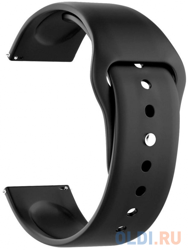 

Deppa Ремешок Band Silicone универсальный, 22 mm, силиконовый, черный.