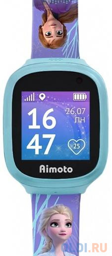 Aimoto|Disney "Холодное сердце" SE Умные часы-телефон с GPS, размер 15х40х45 мм, цвет голубой 