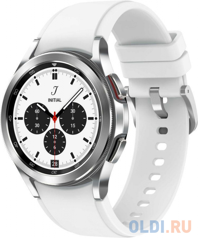 

Смарт-часы Samsung Galaxy Watch 4 Classic 42мм 1.2" Super AMOLED серебристый (SM-R880NZSACIS)