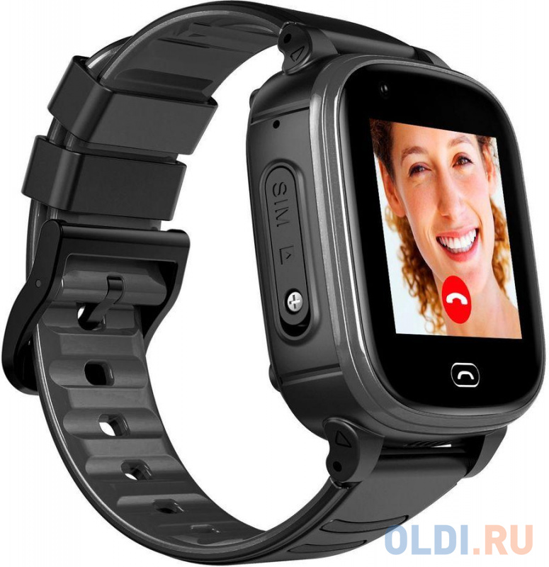 

Смарт-часы Jet Kid Vision 4G 1.44" TFT черный (VISION 4G BLACK+GREY)
