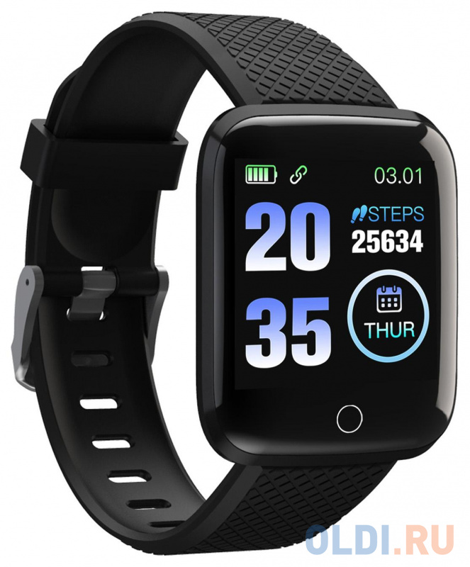 Смарт-часы Digma Smartline H2 1.3" TFT черный (H2B) фото