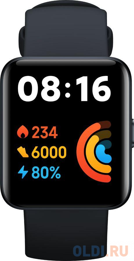 Смарт-часы Xiaomi Redmi Watch 2 Lite GL (Black) (BHR5436GL) (756023) {20}