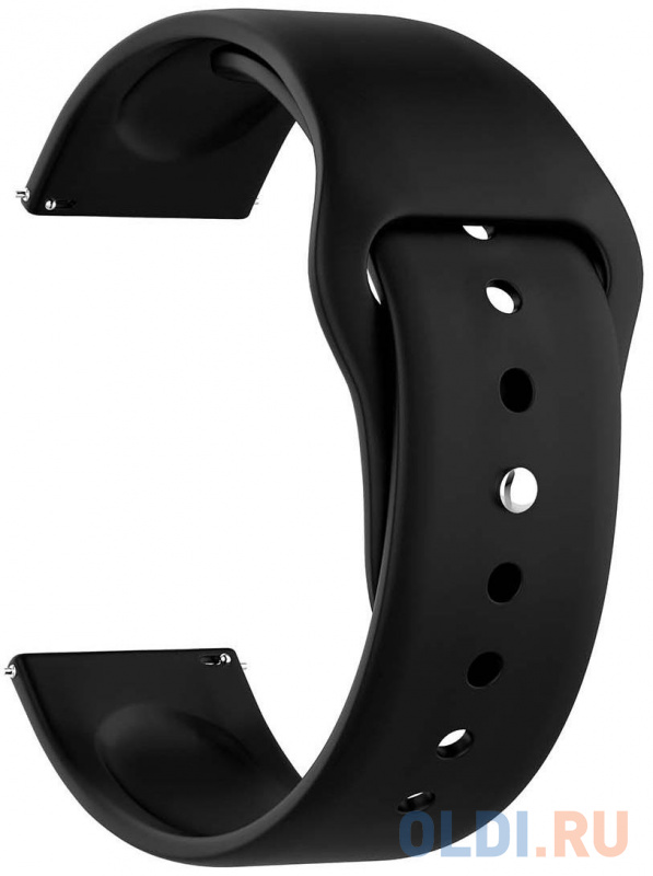 

Универсальный силиконовый ремешок для часов 22 mm LYAMBDA ALTAIR DSJ-01-01T-22-BK Black