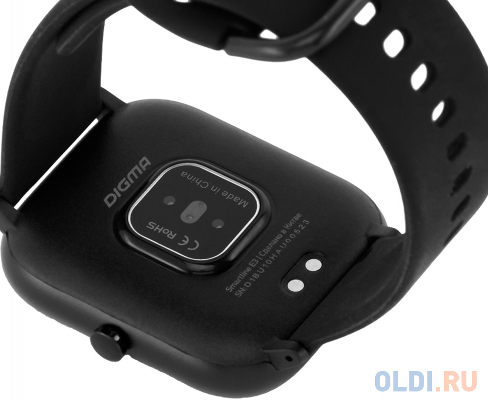 Смарт-часы Digma Smartline E3 1.4" TFT черный (E3B) фото