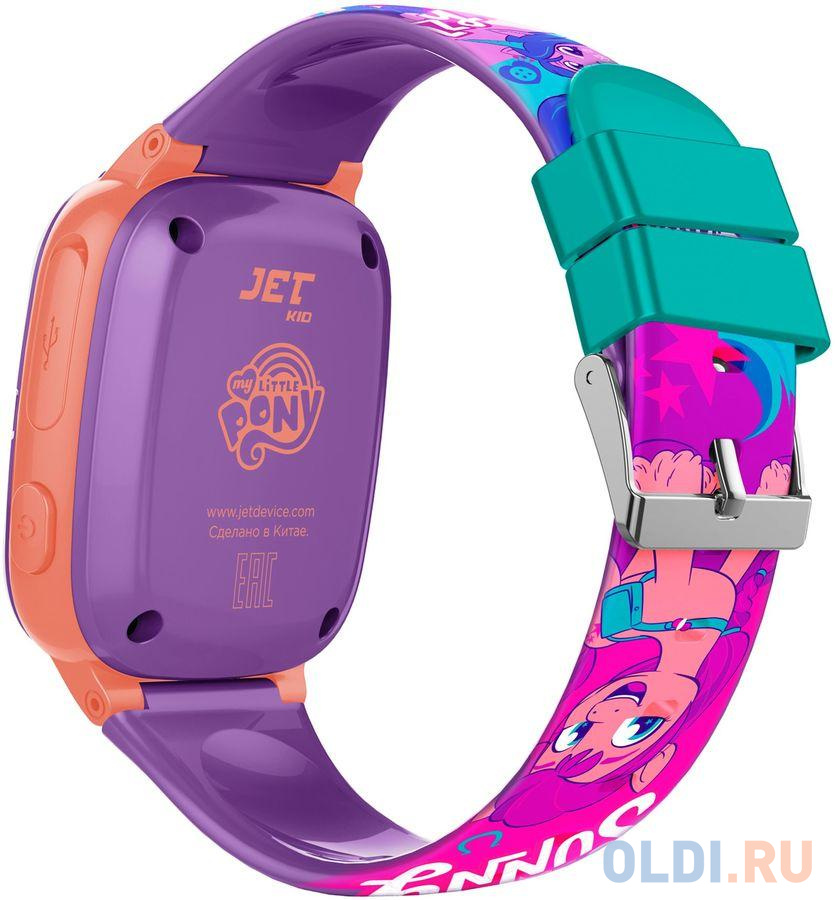 Наручный смарт-браслет JET KID My Little Pony Movie, размер 38 х 45 х 14 мм, цвет фиолетовый - фото 4