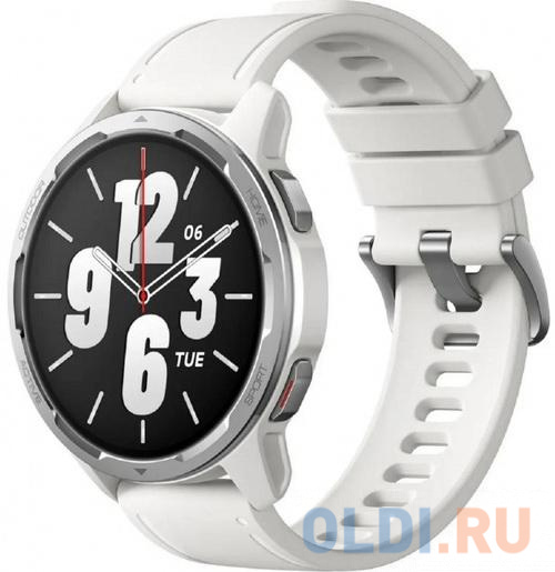 Смарт-часы Xiaomi Watch S1 Active GL (Moon White) (BHR5381GL) смарт часы apple watch series 9 a2978 41мм oled корп темная ночь mr9l3ll a