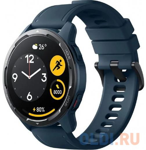 Смарт-часы Xiaomi Watch S1 Active GL (Ocean Blue) BHR5467GL (756375) смарт часы apple watch series 9 a2978 41мм oled корп темная ночь mr9l3ll a