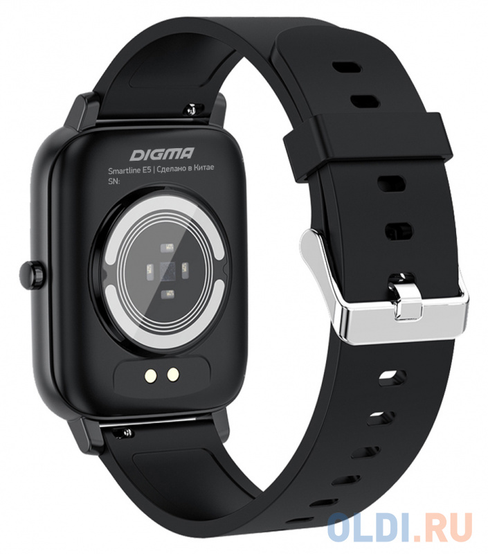 Смарт-часы Digma Smartline E5 1.69" TFT черный (E5B) фото