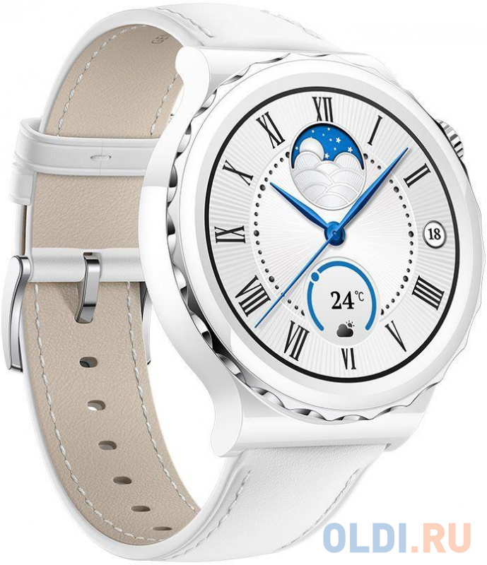 Умные часы GT 3 PRO FRIGGA-B19 WHITE LEATH. HUAWEI фото