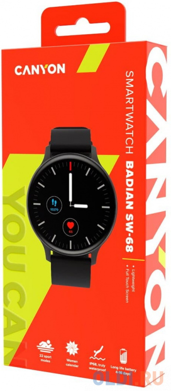 Smartwatch, Realtek 8762CK, 1.28"TFT 240x240px; RAM : 160KB,  Lithium-ion polymer battery, 3.7V 190mAh Include, Black Zinc alloy middle frame + p фото