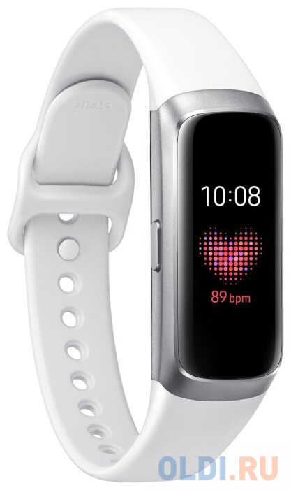 Смарт-часы Samsung Galaxy Fit 0.95" AMOLED серебристый (SM-R370NZSASER), размер 18.3x45.1 мм - фото 1