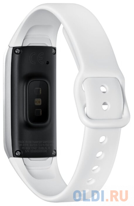 Смарт-часы Samsung Galaxy Fit 0.95" AMOLED серебристый (SM-R370NZSASER), размер 18.3x45.1 мм - фото 2