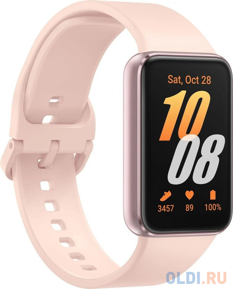 Смарт-часы Samsung Fit 3 SM-R390, размер 28.8х42.9х9.9 мм, цвет розовое золото - фото 4