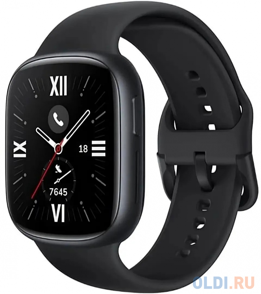 

Смарт-часы Honor Watch 4 TMA-B19, 45.3мм, 1.75", черный / черный [5502aarj]
