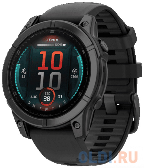 

Смарт-часы Garmin Fenix E AMOLED темно-серый, черный 47мм