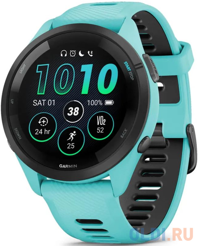 

Смарт-часы Garmin Forerunner 265 бирюзовый 46,1мм