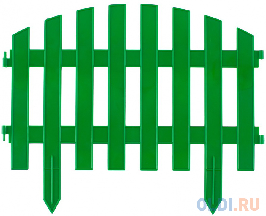 

Забор декоративный "Винтаж", 28 х 300 см, зеленый, Россия// Palisad