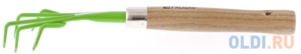 Рыхлитель 5-зубый, металлический, деревянная рукоятка, 330 мм// Palisad рыхлитель центроинструмент 0532 3