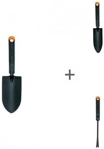 

FISKARS Набор: Совок Ergo™+Совок для рассады Ergo™+Нож для прополки Ergo™ 1 027 681