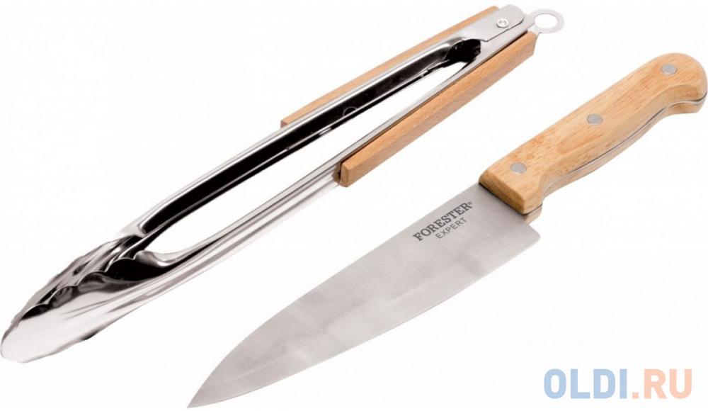 Forester Универсальный набор для гриля, щипцы + нож шефа 12 BC-772
