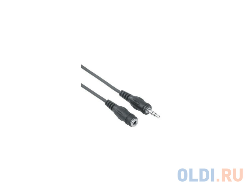 

Кабель удлинительный 2.5м Hama 3.5 Jack (M) - 3.5 Jack (F) черный H-48910