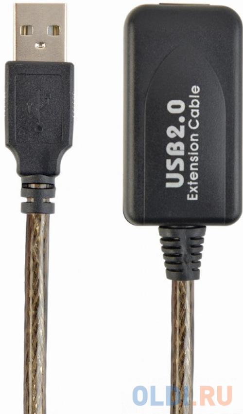 Кабель USB 2.0 AM-AF 10м Gembird UAE-01-10M кабель vga 10м gembird premium тройное экранирование серый cc ppvga 10m