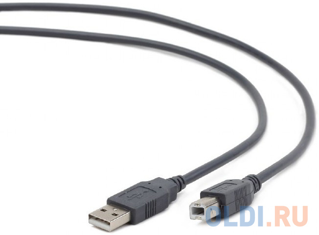 Кабель USB 2.0 AM-BM 1.8м серый Cablexpert CCP-USB2-AMBM-6G фото
