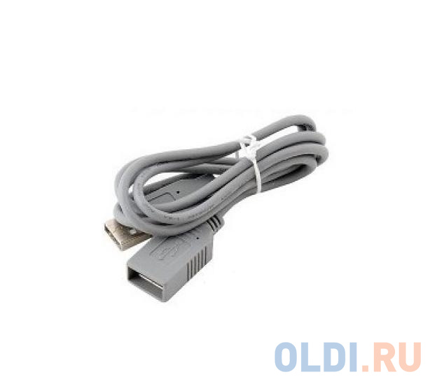Bion Кабель удлинительный USB 2.0 A-A (m-f), 0.75м, серый [BXP-CC-USB2-AMAF-75CM/300]