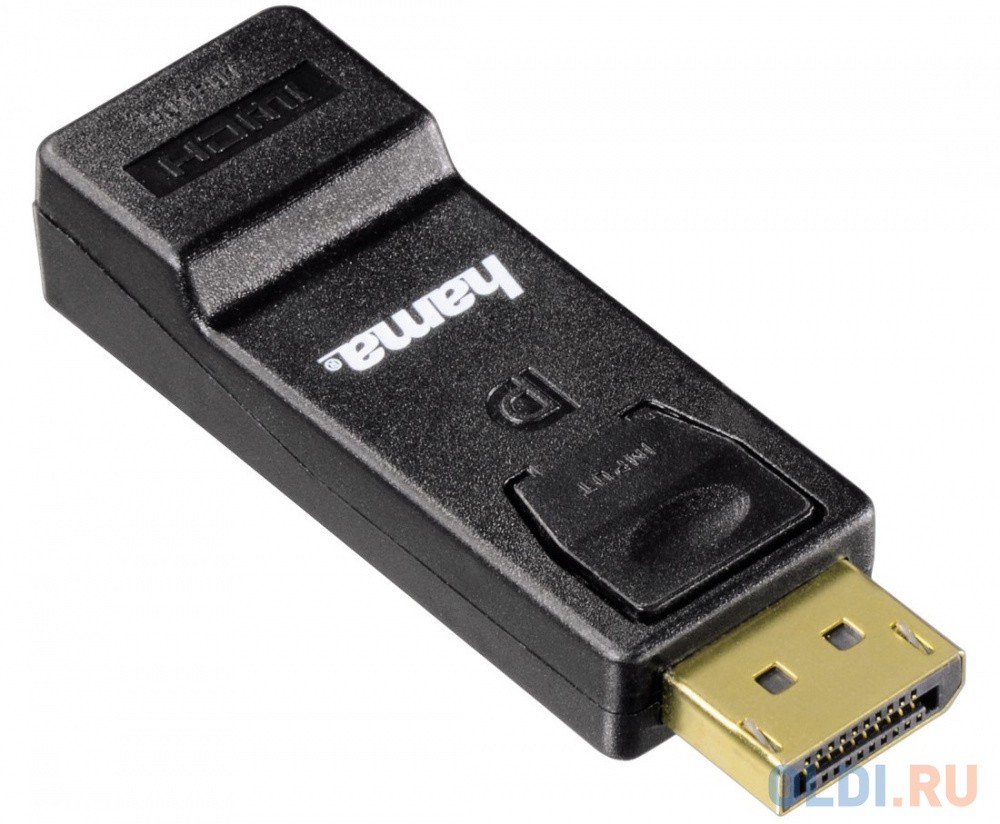 

Адаптер Hama DisplayPort - HDMI (m-f) позолоченные контакты H-54586