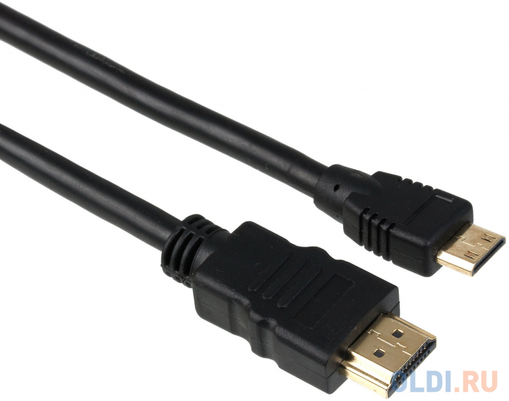 Кабель HDMI-mini HDMI 1.8м позолоченные контакты Exegate EX257911RUS кабель аудио видео buro 1 2v minidisplayport m minidisplayport m 2м позолоченные контакты белый bhp mdpp 2