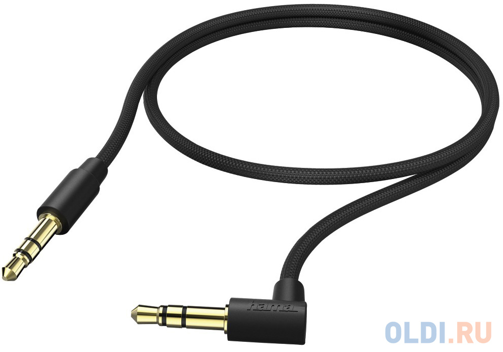 

Кабель соединительный 0.5м Hama 3.5 Jack (M) - 3.5 Jack (M) позолоченные контакты черный 00173871