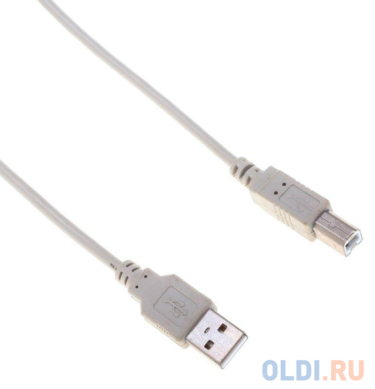 Кабель Buro BHP RET USB_BM30 USB A(m) USB B(m) 3м серый блистер Вид№2