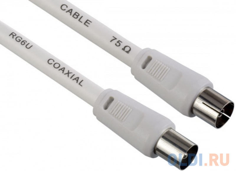 

PERFEO Кабель ТВ вилка - ТВ розетка, длина 3 м. (T5003)