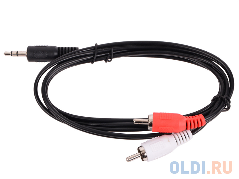 

Кабель Belsis Jack 3.5 mm вилка <-- 2xRCA вилка, стерео-аудио, 1 м. BL1066