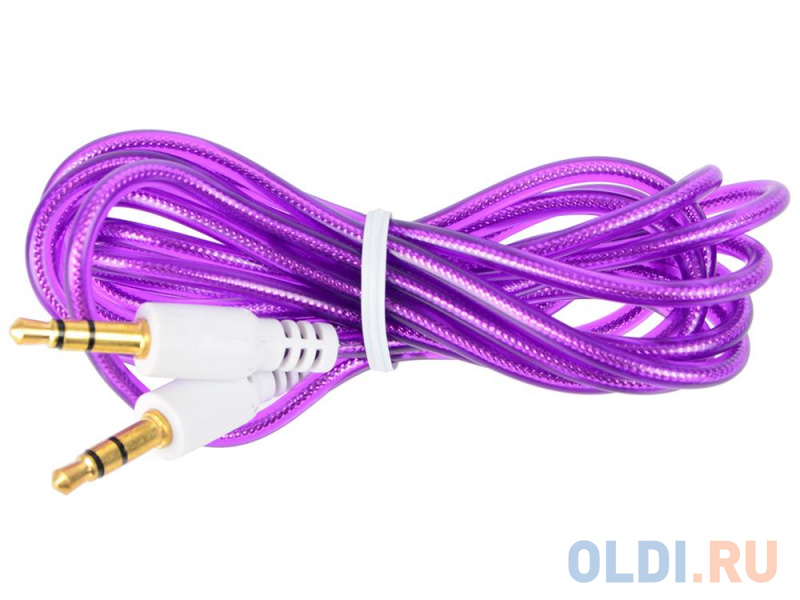

Кабель аудио Human Friends Shine 3.5 jack Purple, 1,5 м.
